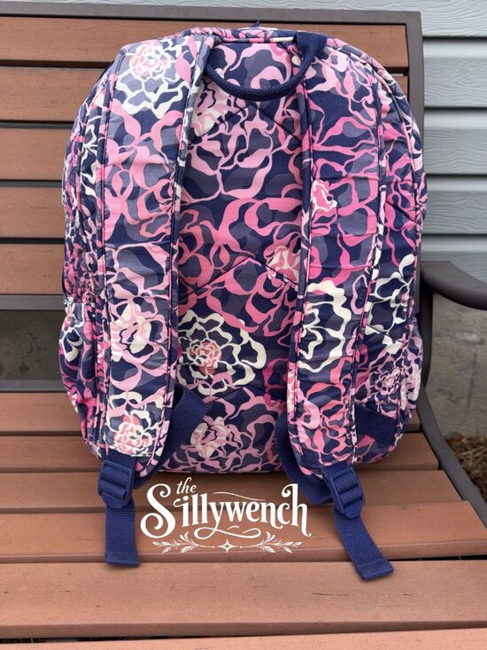 Vera Bradley Katalina Pink Campus Backpack